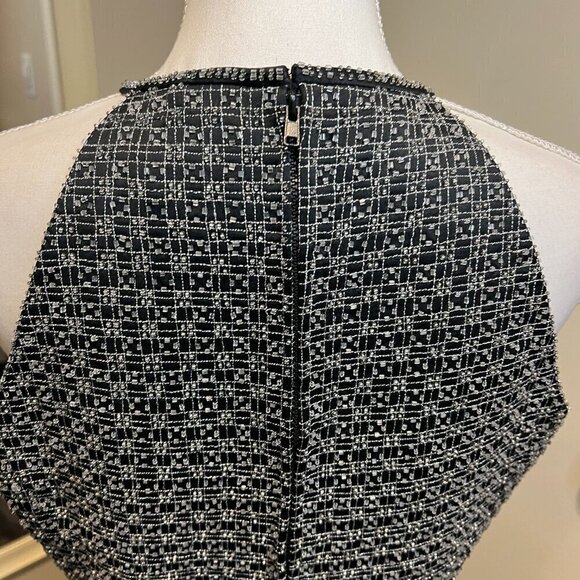 ZOLA Evening Black Fully Beaded Sleeveless Top, Size 12 - Picture 11 of 15